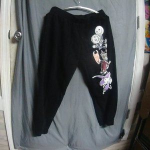 womens L nightmare before christmas sweatpants